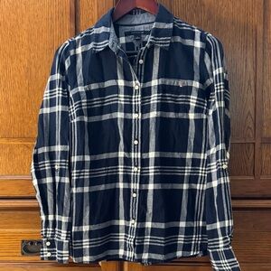 EUC Tommy Hilfiger Heritage Classic Plaid Oxford Long Sleeve Button Down Shirt